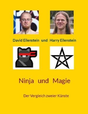 Was haben Ninja und Magie gemeinsam? Außer natürlich, daß Meister Yoda beides perfekt beherrscht ... In diesem Buch vergleichen Harry Eilenstein und sein Sohn David 38 verschiedene Aspekte beider Künste und in fast allen Bereichen stimmen Ninja und Magie in ihren Grundsätzen vollständig miteinander überein. Daher lassen sich die Erkenntnisse und Fähigkeiten aus dem einen Bereich leicht in den anderen Bereich übertragen. Harry Eilenstein hat 50 Jahre Erfahrung mit Magie, Astrologie, Meditation und verwandten Themen und hat mittlerweile 250 Bücher zu diesen Themen geschrieben David Eilenstein ist aus der RTL-Ninja-Show und in der Ninja-Szene gut bekannt und hat inzwischen in Darmstadt mit Freunden die Ninja-Halle "Ninja Skillz" eröffnet.