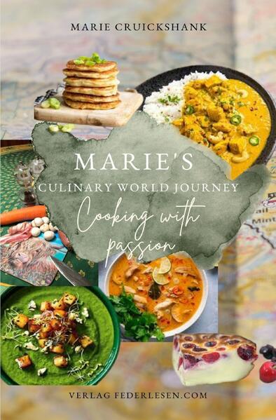 Marie's Culinary World Tour - A culinary journey around the world with great international recipes and creations. Let yourself be surprised. Marie Cruickshank was born in Belfast, Ireland, in 1945. She studied home economics at the Belfast College of Domestic Science. As a teacher, she was able to travel a lot during her school holidays and spent a lot of time with French friends and family in France, where her love of gastronomy began. Whilst travelling, she began to collect interesting recipes from all parts of Europe and develop her own cooking ideas. It was on one of these trips that she met the love of her life, her husband Blair, who invited her to travel with him to the romantic Scottish Highlands, a place that offers a cuisine all of its own. It's a place that has more to offer than beautiful landscapes, mythical stone circles and haggis. As well as beautiful castles and rolling hills, it's also home to wild local salmon, excellent beef and lamb and fields of strawberries and raspberries. Marie has lived with her husband for 37 years in the cosy seaside town of Nairn on the beautiful Moray Firth. The small town in the Scottish Highlands has seen many celebrities holiday here, including Charlie Chaplin and Burt Lancaster, and is famous for its championship golf courses. After taking early retirement from teaching, Marie Cruickshank founded an online travel company that offered customised trips through Scotland, Ireland and France. In 2006, she was honoured as Highland Business Woman of the Year. Her travel business has taken her around a lot. She inspected restaurants in Scotland, Ireland and France for inspiration and to complete her book, which she hopes you will enjoy.