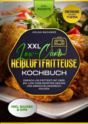 Dieses Low Carb-Heißluftfritteuse-Kochbuch ist voll von köstlichen, leicht zuzubereitenden Rezepten! Mit über 212+ Rezepten zur Auswahl, finden Sie in diesem Kochbuch bestimmt das, wonach Sie suchen... Die Funktionsweise von Heißluftfritteusen… …ist einfach zu verstehen. Heiße Luft zirkuliert die von Ihnen eingelegten Lebensmittel. Wie bei jedem anderen Kochvorgang sorgt eine chemische Reaktion, der so genannte Maillard-Effekt, für das farbige Aussehen und den Geschmack der Lebensmittel. Die erhitzte Luft in der Fritteuse enthält feine Öltröpfchen, die den Lebensmitteln die Feuchtigkeit entziehen. Interessanterweise müssen Sie für einen erfolgreichen Garprozess keine große Menge Öl einfüllen. Sie können nur einen Esslöffel verwenden und erhalten knusprige, traditionell frittierte Lebensmittel, die köstlich schmecken. Das Ergebnis ist ein Gericht, das keine ungesunden Fette und Kalorien enthält. Was ist eine Heißluftfritteuse und wie funktioniert sie? Ähnlich wie ein Umluftofen kann eine Heißluftfritteuse Gerichte backen und braten, aber ihr Design ermöglicht ein schnelleres und gleichmäßigeres Garen für besonders knusprige Ergebnisse. Das Gerät ist mit einem Heizmechanismus und einem Gebläse ausgestattet, das in die Oberseite eingebaut ist. Es heizt sich schnell auf und sorgt für eine rasche Zirkulation der heißen Luft, die das Essen im Metallkorb gart. Solange die Fritteuse nicht überfüllt ist, erhält das Gericht durch die konzentrierte Hitzequelle eine knusprige, fast frittierte Textur. (mehr Informationen finden Sie im Buch) Sie sind auf der Suche nach … ✅ 212+ leckere vielseitige Rezepte (u.a. Fleisch, Fisch, Gemüse, Salate, Snacks, Desserts uvm.) ✅ Einführung in das Thema ✅ Tipps & Tricks zum Thema Low-Carb ✅ Inklusive leckere Saucen Rezepte Leckere Gerichte und gute Anhaltspunkte gefällig? Dann greifen Sie jetzt zu!