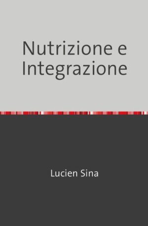 Liberate il vostro potenziale di salute con "Nutrizione sana e Integrazione" di Lucien Sina. Scoprite la chiave per ottimizzare il vostro benessere attraverso un'alimentazione e un'integrazione efficaci. Raggiungete i vostri obiettivi di salute con fiducia. Dal rifornimento di sostanze nutritive essenziali alla scoperta dei benefici di integratori mirati, questo libro fornisce gli strumenti per il successo. Trasformate il vostro percorso di salute oggi stesso. "Nutrizione sana e Integrazione" è la vostra guida per liberare tutto il vostro potenziale e vivere una vita piena di vitalità.