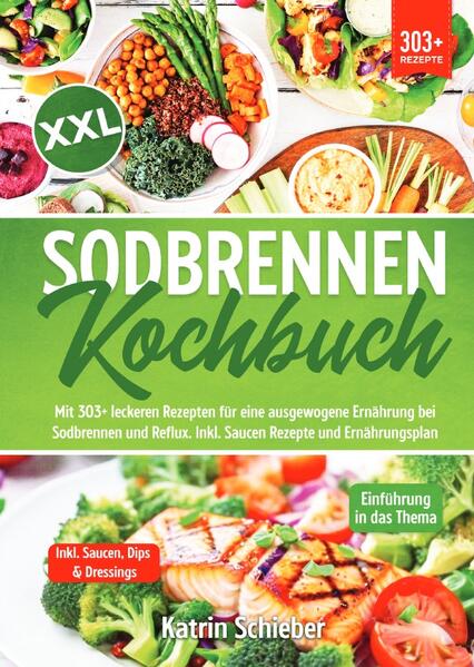 Dieses XXL Sodbrennen-Kochbuch ist voll von köstlichen, leicht zuzubereitenden Rezepten! Mit über 303+ Rezepten zur Auswahl, finden Sie in diesem Kochbuch bestimmt das, wonach Sie suchen... Säure Reflux oder gastroösophagealer Reflux ist… …das Ergebnis von Mageninhalt, wie Magensäure oder Galle, der in die Speiseröhre zurückfließt. Dieser Inhalt reizt die Speiseröhre und kann ein brennendes Gefühl in der Brust (auch bekannt als Sodbrennen) oder in der Mitte des Magens verursachen. Es kann auch das Schlucken erschweren oder sogar Halsschmerzen verursachen. Bei manchen Menschen können unter anderem Brustschmerzen und Husten auftreten. Die Magensäure selbst ist nicht schädlich