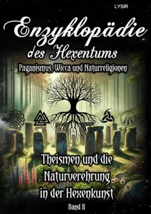 Im zweiten Band der 29-teiligen „Enzyklopädie des Hexentums“ wird das Verständnis für die spirituellen und philosophischen Strömungen vertieft! So werden hier die fundamentale Naturverehrung und die uralten Glaubenssysteme beleuchtet. Der Band bietet eine umfassende Reise durch verschiedene Formen des Theismus und der Naturverehrung. Themen wie Animalismus und Zoolatrie werden erkundet, die den Glauben an die magische Bedeutung von Tieren und deren Verehrung umfassen. Diese Praktiken sind tief in animistischen Traditionen verwurzelt, in denen Tiere als Träger terrestrischer Kräfte angesehen werden. Es werden Animatismus, Präanimismus und Dynamismus erklärt, Glaubensformen, die die Allgegenwart von Seelen und Geistern in der Natur und unbelebten Objekten betonen. Der Animismus selbst, eine der ältesten religiösen Vorstellungen der Menschheit, wird detailliert beleuchtet und zeigt, wie diese Überzeugungen die Interaktion mit der natürlichen Welt beeinflussen. Ein weiterer Schwerpunkt liegt auf dem Chthonismus, dem Glauben an Erdund Unterweltgottheiten, sowie auf dem Druidismus, der die Weisheit und Magie der Natur ins Zentrum rückt. Der Holismus wird ebenfalls betrachtet, der die Welt als harmonisches Ganzes sieht und ein umfassendes Verständnis von Heilung und Harmonie fördert. Der Manismus, der Ahnenkult, betont die Verehrung und Kommunikation mit verstorbenen Vorfahren als wichtige spirituelle Führer. Mit dem Naturalismus und Paganismus wird die Ehrfurcht vor der natürlichen Welt und die polytheistischen Glaubenssysteme erkundet, die Naturgottheiten verehren. Das Kapitel über Panentheismus, Pantheismus, Pandeismus und Theismus bietet Einblicke in verschiedene Vorstellungen von Gottheiten und deren Beziehung zur materiellen und feinstofflichen Welt. Abschließend widmet sich der Band dem Schamanismus, einer der ältesten spirituellen Praktiken, sowie dem Totemismus und Fetischismus, die bestimmte Objekte der Natur als heilig und mächtig ansehen.