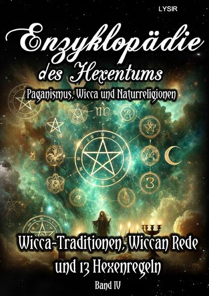 Der vierte Band der „Enzyklopädie des Hexentums“ widmet sich der faszinierenden Vielfalt der Wicca-Traditionen und deren zentralen Grundsätzen. Dieser Band bietet eine umfassende Übersicht über 59 verschiedene Strömungen, Gemeinschaften und Traditionen, die das Wicca und die Hexenkunst so reich und vielfältig machen. Von Alexandrian Wicca bis hin zu modernen Strömungen wie Techno-Witchcraft werden die Unterschiede und Gemeinsamkeiten der verschiedenen Gruppen aufgezeigt. Die Entwicklung und spezifischen Elemente von Traditionslinien wie Alexandrischem und Gardnerianischem Wicca werden detailliert beschrieben. Zusätzlich enthält dieser Band eine umfassende Zusammenfassung und ein breites Resümee über die verschiedenen Traditionen des Hexentums und des Wicca, was das Verständnis und die Vertiefung eigener Überlegungen ermöglicht. Eine kritische Analyse der Begriffe Hexe, Wicca, Wicca-Hexe und Hexen-Wicca beleuchtet die Diskussionen und Kontroversen innerhalb der Szene. Ein weiterer Schwerpunkt liegt auf den Regeln und Gesetzen der Magie. Hier werden Leitfäden und Ideen aufgeführt, die die Praxis der Wicca und der Magie steuern, einschließlich der strukturellen Ideen und hermetischen Gesetze. Die berühmte „Wiccan Rede“ wird analysiert und vielschichtig betrachtet, bevor man zu den prominenten „13 Hexenregeln“ gelangt. Diese werden ausführlich erklärt, interpretiert und auf ihre möglichen Überarbeitungen hin untersucht. Dieser Band bietet wertvolle Einblicke und vielfältige Ansätze für alle, die sich für die Geschichte, Praktiken und Philosophien des Wicca und der Hexenkunst interessieren.