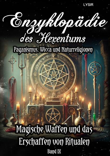 Im neunten Band der „Enzyklopädie des Hexentums“ steht eine tiefgehende Betrachtung der magischen Waffen und Werkzeuge sowie die Kunst des Ritualerschaffens und wichtiger Ritualistiken im Mittelpunkt. Dieses Buch bietet sowohl Neulingen als auch erfahrenen Praktizierenden wertvolle Einblicke und detaillierte Anleitungen zur Erweiterung des magischen Wissens und der praktischen Anwendung. Ein zentraler Bestandteil dieses Bandes ist die ausführliche Betrachtung der magischen Waffen und Werkzeuge im Hexentum. Jede Waffe und jedes Werkzeug wird detailliert beschrieben, angefangen beim Altar, dem Herzstück vieler Rituale, über das Athame, das rituelle Messer zur Kanalisierung von Energie, bis hin zu traditionellen Symbolen wie dem Besen, dem Kelch und dem Pentakel. Auch der Kessel, bekannt aus zahlreichen mythischen Überlieferungen, und die Kordeln, die für Knotenmagie verwendet werden, finden Beachtung. Das Buch beleuchtet zudem die historische Bedeutung dieser Waffen und Werkzeuge, unter anderem durch Bezüge zur Grimorie „Clavicula Salomonis Der große Schlüssel Salomon“. Der zweite große Abschnitt dieses Bandes widmet sich dem Erschaffen von Ritualen und den wichtigen Ritualistiken. Sieben Ritualistik-Aspekte werden in allen Einzelheiten erklärt, sodass jeder vom Neuling bis zum erfahrenen magischen Praktizierenden eigene Rituale erschaffen kann. Die Aspekte umfassen die Absichten und Ziele eines Rituals, die magischen Augenblicke und Konstellationen, die benötigten Werkzeuge und Materialien sowie die Vorbereitungen und Unterstützungen für eine erfolgreiche Durchführung. Abschließend werden Reinigungen, Beendigungen, Verabschiedungen, Auflösungen und Bannungen behandelt, um den rituellen Kreis sicher zu schließen und die Energien zu entlassen. Dieser Band ist nicht nur ein Nachschlagewerk, sondern auch ein praktischer Begleiter für alle, die die Pfade der Magie beschreiten und die rituellen Praktiken des Hexentums in ihrem vollen Umfang verstehen möchten.