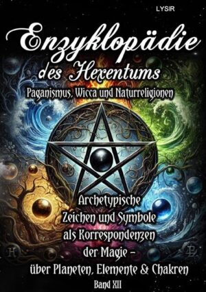 Im zwölften Band der „Enzyklopädie des Hexentums“ geht es um die vielfältige Welt der Zeichen, Symbole, Siegel und Sigillen. Dieser Band dient als umfassendes Arbeitsbuch für die tiefgreifenden Korrespondenzen und Analogien der Planetenmagie und enthält einen starken archetypischen Fokus. Die Einflüsse der Planeten auf die Magie und das menschliche Bewusstsein sind seit jeher ein fester Bestandteil vieler okkulter und magischer Traditionen. Ein zentrales Thema dieses Bandes sind die Energien der Planetenlogoi, Planetenintelligenzen, Planetendämonien und Planetenpatriarchen. Diese Energien werden detailliert aufgeschlüsselt und erklärt, sodass sie im magischen Kontext angerufen und genutzt werden können. Jede planetare Energie wird in eigenen Kapiteln behandelt, darunter Saturn, Jupiter, Mars, Sonne, Venus, Merkur, Mond, Uranus, Neptun, Pluto und Chiron. Diese Kapitel bieten tiefgehende Korrespondenzen und symbolmagische Analogien, die zu den spezifischen Schwingungen und Archetypen der Planeten gehören und in der eigenen Magie verwendet werden können. Darüber hinaus werden die Ideen der Elemente als Korrespondenzdarstellungen präsentiert. Hier finden sich ausführliche Zuordnungen zu den Erdideen, Feuerideen, Luftideen, Wasserideen und Ätherbzw. Geistideen. Diese Zuordnungen bieten eine wertvolle Grundlage für die magische Arbeit mit den Elementen. Der letzte Abschnitt des Bandes widmet sich den Hauptund Neben-Chakren, den Energiezentren im menschlichen Körper, die eine zentrale Rolle in der spirituellen und magischen Praxis spielen. Diese Chakren werden in Stichpunkten aufgeführt, um ein schnelles Nachschlagen und Verstehen zu ermöglichen. Dieser Band ist ein unverzichtbares Nachschlagewerk für alle, die tief in die Korrespondenzen der Planeten, Elemente und Chakren eintauchen möchten. Es bietet wertvolle Einblicke und detaillierte Informationen, die sowohl für Neulinge als auch für erfahrene Praktizierende der Magie von großem Nutzen sind.