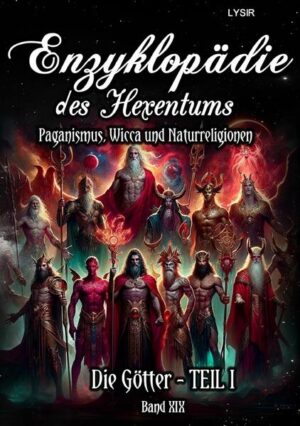 Im neunzehnten Band der „Enzyklopädie des Hexentums“ beginnt die Betrachtung der Götter, die in verschiedenen Kulturen und Traditionen verehrt werden. Das Kapitel „Die Götter im Einzelnen betrachtet – Teil 1“ beleuchtet Götter wie Aker, den ägyptischen Gott der Erde und des Horizonts