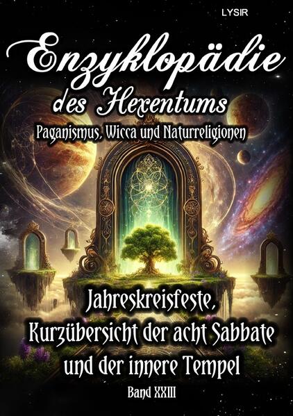 Im dreiundzwanzigsten Band der „Enzyklopädie des Hexentums“ stehen die Jahreskreisfeste und die tiefe, persönliche Erfahrung des inneren Tempels im Mittelpunkt. Die Sabbate markieren die Übergänge und Höhepunkte im natürlichen Jahr und bieten Gelegenheiten, sich mit den Zyklen der Natur und den göttlichen Energien zu verbinden. Weiterhin werden die Unterschiede zwischen solaren und lunaren Festen, ihre kulturellen Variationen und die manchmal kontroversen Diskussionen über ihre Namen und Bedeutungen beleuchtet. Ein weiteres Kapitel erklärt, wie das Rad des Jahres als zyklisches Modell der Jahreszeiten genutzt wird, um die spirituelle Praxis zu strukturieren und in Einklang mit den natürlichen Rhythmen zu bringen. Es wird auch auf die zentralen Momente der Feste eingegangen, die besondere energetische und spirituelle Bedeutung haben. Der Abschnitt über göttliche Verbindungen erforscht die Beziehung der verschiedenen Jahreskreisfeste zu bestimmten Gottheiten und spirituellen Energien und zeigt, wie jede Feier die Gelegenheit bietet, sich mit verschiedenen Aspekten des Göttlichen zu verbinden. Tipps, Tricks, Materialien und Strukturen der Sabbatrituale bieten praktische Anleitungen und kreative Ideen zur Gestaltung und Durchführung von Sabbatritualen. Eine Kurzübersicht der acht Sabbate liefert schnelle und prägnante Informationen zu den verschiedenen Festen wie Wintersonnenwende, Imbolc, Frühlings-Equinox, Beltaine, Sommersonnenwende, Lughnasadh, Herbst-Equinox und Samhain. Der zweite große Abschnitt dieses Bandes widmet sich dem inneren Tempel, einem zentralen Konzept in der magischen Praxis. Die Anleitung zur Astralreise und zur Schaffung eines heiligen Raums in der Astralwelt umfasst Themen wie energetische Vorbereitung und Einstimmung, Verbindung zu den fünf Elementen, geführte Chakrenaktivierung und Verbindung zu den Energiekörpern.