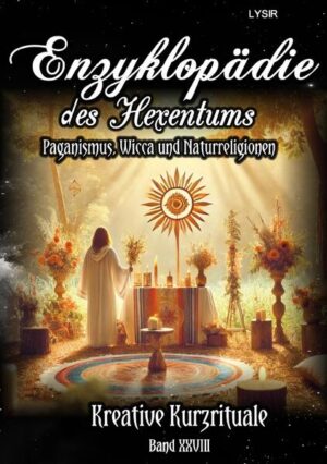 Im achtundzwanzigsten Band der „Enzyklopädie des Hexentums“ stehen kreative Kurzrituale im Mittelpunkt, die für alle Anlässe und Bedürfnisse entwickelt wurden. Diese Ausgabe bietet eine umfangreiche Sammlung von Ritualen und magischen Arbeiten, die flexibel und vielseitig einsetzbar sind, um verschiedene Aspekte des täglichen Lebens und der spirituellen Praxis zu unterstützen. Ein besonderer Abschnitt widmet sich den „Magischen Wesen, Entitäten, Schwingungen und Dschinns / Djinns“. Es gibt Rituale zur Erweckung der Kreativität, die dabei helfen, inspirative Energien zu entfesseln, sowie Lehrzauber, die den Lernprozess und den Wissenserwerb fördern. Weitere Rituale, wie der Traum der Weisheit und die Kerze der Inspiration, bieten tiefe Einblicke und ziehen inspirative Energien an. Für den Schutz und die Heilung gibt es Rituale, die vor Unglück schützen, Heilzauber wirken und Flüche brechen. Die Reinigung des Raumes und von Personen sorgt für eine klare und positive Umgebung, während die Bannung von Störfaktoren Hindernisse entfernt. Selbstreinigung und der Segen der Gerechtigkeit fördern inneres Gleichgewicht und Fairness. Spezielle Rituale unterstützen auch in rechtlichen Angelegenheiten, stärken Bindungen und Zusammenhalt in Beziehungen, erneuern die Liebe und ziehen Erfolg und Reichtum an. Darüber hinaus gibt es Rituale zur Förderung der Lebensessenz und zum Eindringen in Träume, um in der Traumwelt hilfreich zu agieren. Der Abschnitt „Magische Ingredienzien – Hexentinktur, Hexenpulver, Hexenöl“ bietet praktische Anleitungen zur Herstellung und Verwendung von magischen Substanzen. Es werden detaillierte Rezepte und Methoden für die Erschaffung von KREATIVEN Tinkturen, Pulvern und Ölen beschrieben, die in verschiedenen magischen Arbeiten eingesetzt werden können und hier eine zusätzliche Unterstützung bei der Durchführung der Kurzrituale bieten.