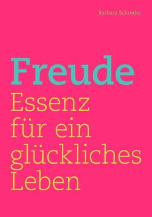 Erlebe die magische Kraft der Freude auf eine einzigartige und sehr berührende Weise mit diesem zauberhaften Buch. „Freude - Essenz für ein glückliches Leben“ entführt Dich in eine Welt voller persönlicher Lieblings-Gedichtzeilen und kulinarischer Genüsse. Jedes Gedicht ist wie ein Lichtstrahl, das Deine Seele zum Schwingen bringt. Ein kreatives Fragen-Tage-Buch ergänzt das kleine Werk. Lass Dich inspirieren. Tauche in frische Freudengenüsse ein. Spüre, wie Du Dich von Freude berühren lassen kannst und kleine Glücksmomente wie Tau- tropfen in Dein Leben hüpfen. „Freude - Essenz für ein glückliches Leben“ ist eine Begleiterin auf Deiner wunderbaren Freuden-Reise.