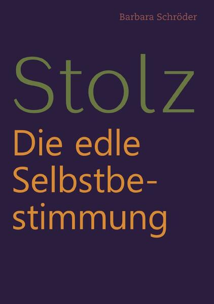 Stolz - die edle Selbstbestimmung verbindet köstliche vegane Rezepte mit leidenschaftlichen Gedichten. Mit jeder Seite dieses kleinen Buches kannst Du den Stolz und die Selbstbestimmung in Deinem Leben zelebrieren. Erlebe die Magie der grünen Küche und spüre die Schwingungen von Farben und Gewürzen. Begebe Dich auf eine Reise voller phantastischer Kulinarik und lustvoll-erhabener Inspiration. Lass Dich verzaubern! Finde in vielen Momenten, mit oder ohne Lippenstift, die stolze Kraft, die in Dir steckt. Dein inneres Bewusstsein entfaltet dann, en passant, eine charismatische Wirkung.