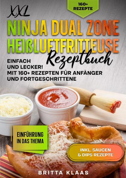 Dieses Dual-Zone-Kochbuch ist voll von köstlichen, leicht zuzubereitenden Rezepten! Mit über 160+ Rezepten zur Auswahl, finden Sie in diesem Kochbuch bestimmt das, wonach Sie suchen... Die Ninja Foodi Dual Zone Heißluftfritteuse… …ist viel mehr als nur eine Luftfritteuse, denn sie ist ein Sechs-in-Eins-Gerät, mit dem Sie zusätzlich zum Frittieren auch knusprig braten, aufwärmen, dehydrieren und backen können. Ein weiterer Pluspunkt dieses Geräts ist, dass Sie mit den beiden Kochfunktionen auch komplexere Gerichte zubereiten können. Das Gerät kann so programmiert werden, dass ein Gericht in beiden Fächern gegart wird und bei Bedarf gleichzeitig serviert werden kann. Wenn Sie das Abendessen aufschieben müssen, halten Sie einfach alles im Gerät warm, bis Sie es brauchen. In Anbetracht des sperrigen Gesamtdesigns der Ninja Foodi Dual Zone Heißluftfritteuse sind die beiden Garabteile ziemlich klein. Trotzdem ist genug Platz für so ziemlich alles, solange Sie größeres Fleisch oder Gemüse in Scheiben schneiden oder hacken. Dank der Griffe an der Vorderseite jedes Fachs können Sie es vor dem Garen oder während des Garvorgangs fest und sicher anfassen, um den Fortschritt zu überwachen. Letzteres ist wichtig, da die Lebensmittel nicht sichtbar sind. Außerdem ist es eine gute Übung, die Zutaten zu verschieben, um ein gleichmäßiges Garen zu gewährleisten. (mehr Informationen finden Sie im Buch) Sie sind auf der Suche nach … ✅ 160+ leckere Rezepte (u.a. Frühstück, Fleisch- und Fischgerichte, Salate, Suppen, Snacks, Desserts uvm.) ✅ Einführung in das Thema ✅ Den richtigen Zutaten ✅ Inklusive Vielzahl leckerer Saucen, Marinaden & mehr… Leckere Gerichte und gute Anhaltspunkte gefällig? Dann greifen Sie jetzt zu!