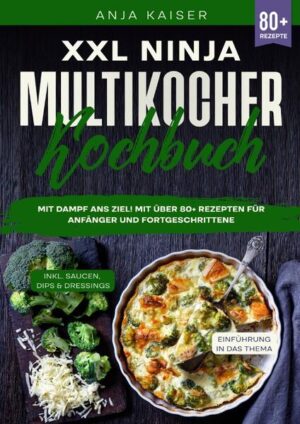 Dieses Multikocher-Kochbuch ist voll von köstlichen, leicht zuzubereitenden Rezepten! Mit über 80+ Rezepten zur Auswahl, finden Sie in diesem Kochbuch bestimmt das, wonach Sie suchen... In den hektischen Küchen von heute... …in denen Zeit eine wichtige Rolle spielt und multifunktionale Geräte geschätzt werden, verschwimmen manchmal die Grenzen zwischen den Innovationen. Der Ninja Foodi Multikocher ist nicht einfach nur ein weiteres Gerät in Ihrer Küche