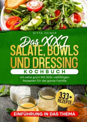 Dieses Salate-Kochbuch ist voll von köstlichen, leicht zuzubereitenden Rezepten! Mit über 333+ Rezepten zur Auswahl, finden Sie in diesem Kochbuch bestimmt das, wonach Sie suchen... Traditionell wurden Salate… ….mit nur wenigen rohen Gemüsesorten wie Gurken, Tomaten, Kohl und Zwiebeln zubereitet und mit einer Prise Salz und einem Spritzer Öl und Essig bestreut. Das hört sich eigentlich gar nicht so schlecht an. Es enthält etwas Fett und ein paar Ballaststoffe, aber irgendwann wurde der Salat zu einem "Diät"-Lebensmittel, bei dem es viele Fehlinformationen über die Inhaltsstoffe und ihren Nährwert gibt. Ich spreche von nährstofflosen, ballaststoffarmen Schüsseln mit Eisbergsalat, verarbeitetem Fleisch und etwas Käse in einem zuckerhaltigen, fettarmen Dressing. Ohne hochwertiges Eiweiß, das die Sättigung fördert, ohne gesunde Fette, die die Aufnahme von Vitaminen und Nährstoffen unterstützen, und mit einem Schwall versteckten Zuckers, der als fettarmes Aroma getarnt ist, ist es kein Wunder, dass Salate einen schlechten Ruf bekommen haben. Lassen Sie uns den schlechten Ruf des Salats ein für alle Mal aus der Welt schaffen, indem wir diese einfachen Schüsseln mit nährstoffreichem, dunklem Blattgemüse aufwerten, den Proteingehalt erhöhen, den Fettgehalt verbessern und etwas Farbe hinzufügen, um den bescheidenen Salat auf ein neues Level zu bringen. (mehr Informationen finden Sie im Buch) Sie sind auf der Suche nach … ✅ 333+ leckere Rezepte für die ganze Familie ✅ Einführung in das Thema ✅ Den richtigen Zutaten ✅ Inklusive Vielzahl leckerer Saucen & Dips Rezepte Leckere Gerichte und gute Anhaltspunkte gefällig? Dann greifen Sie jetzt zu!