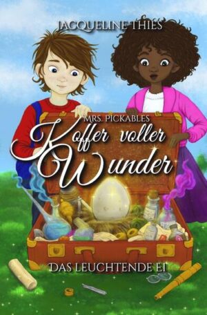 Es ist ein ganz normaler Tag für Linus und Fiona, bis sie diesen Koffer finden. Nicht nur, dass er voller eigenartiger Gerätschaften und allerlei Chemikalien ist. Im Inneren befindet sich auch ein seltsames leuchtendes Ei. Wem gehört der Koffer? Und welches Tier könnte solche Eier legen? Beides werden Linus und Fiona schon bald erfahren, denn dass Ei ist kurz davor zu schlüpfen und die Fabelwesenforscherin Mrs. Pickable kann die Hilfe der beiden sehr gut gebrauchen.