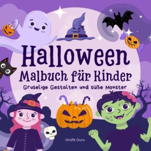 Halloween Malbuch für Kinder: Gruselige Gestalten und süße Monster Bereite deine Kleinen auf das gruseligste Fest des Jahres vor mit unserem Halloween Malbuch für Kinder! Dieses liebevoll gestaltete Ausmalbuch enthält 50 einfache und spannende Motive, die sowohl Mädchen als auch Jungen begeistern. Von Hexen, Kürbissen, Monstern, Dracula, Geistern und Vampiren bis hin zu vielen weiteren Halloween-Charakteren hier gibt es für jede Fantasie das passende Bild. Malspaß für kreative Halloween-Fans Das Bastelheft und Beschäftigungsbuch ist ideal für Kinder, die sich gerne künstlerisch betätigen. Jedes Motiv ist so gestaltet, dass es nicht nur Spaß macht, sondern auch die Kreativität und Feinmotorik der Kinder fördert. Die kindergerechten Halloween Malvorlagen wurden speziell entwickelt, um den jungen Künstlern einfache, aber interessante Formen zu bieten, die sie leicht ausmalen können. Egal, ob zu Hause oder auf Halloween-Partys, dieses Ausmalbuch wird für viel Freude sorgen. Perfekte Aktivität für die Halloween-Zeit Dieses Buch ist nicht nur ein Ausmalbuch, sondern auch eine wunderbare Möglichkeit, Kinder zu beschäftigen und ihnen das Warten auf Halloween zu versüßen. Die fantasievollen Motive laden zum Ausmalen ein und sind ideal, um die Vorfreude auf das Fest zu steigern. Kinder werden die Hexen, Kürbisse, Monster und Vampire lieben, die darauf warten, mit Farben zum Leben erweckt zu werden. Ein tolles Geschenk für Halloween Suchst du nach einem besonderen Geschenk für Kinder? Dieses Malbuch ist die perfekte Überraschung für Halloween-Fans! Es ist nicht nur ein kreatives Geschenk, sondern auch eine wunderbare Beschäftigung, die Kinder lange begeistert und ihnen eine tolle Zeit bereitet. Ob als kleiner Zeitvertreib oder als Teil einer Halloween-Party dieses Buch bietet vielseitige Einsatzmöglichkeiten und sorgt für stundenlangen Malspaß.