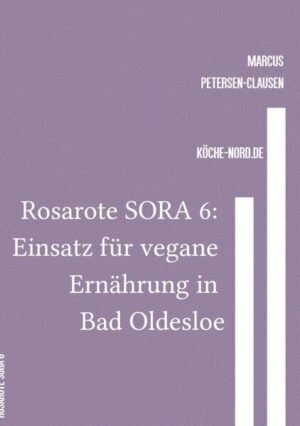 In der Novelle „6. Einsatz für vegane Ernährung in Bad Oldesloe“ kämpfen Sora und ihre Freunde für die Verbreitung einer pflanzlichen Ernährungsweise in ihrer Stadt. Mit einem Info-Stand auf dem Wochenmarkt und spannenden Workshops wollen sie die Menschen über die Vorteile einer veganen Ernährung aufklären. Trotz Widerständen aus der Bevölkerung setzen sie sich unermüdlich dafür ein, den Bürgern zu zeigen, dass eine vegane Lebensweise gesund, lecker und ethisch ist.