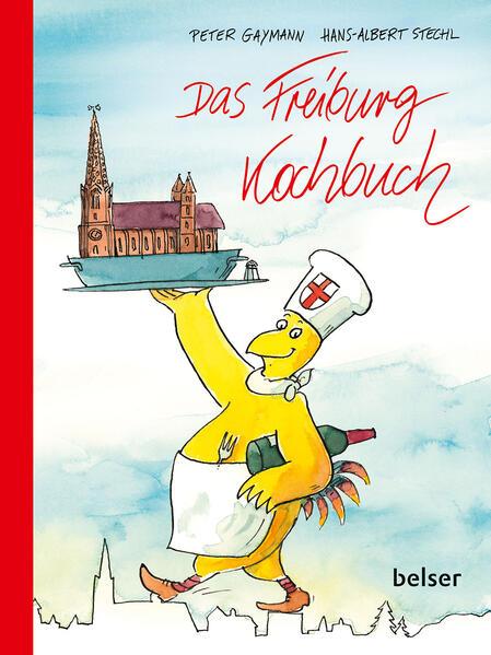 Zwei Freiburger, die Liebe zum Kochen und zum Lachen teilen: Hans-Albert Stechl kreiert 70 raffinierte Rezepte aus den besten regionalen Zutaten, während Peter Gaymann mit seinen originellen Cartoons charmant für die richtige Würze sorgt. Ob klassische Arme Ritter oder moderne Zucchini-Spaghetti - jedes Gericht wird mit einem Augenzwinkern serviert. Lustige Hühner flattern humorvoll durch die Seiten, während Freiburger Einkaufs- und Kochszenen für das richtige Flair sorgen. Ein Kochbuch, das nicht nur den Gaumen verwöhnt, sondern auch die Lachmuskeln kitzelt!