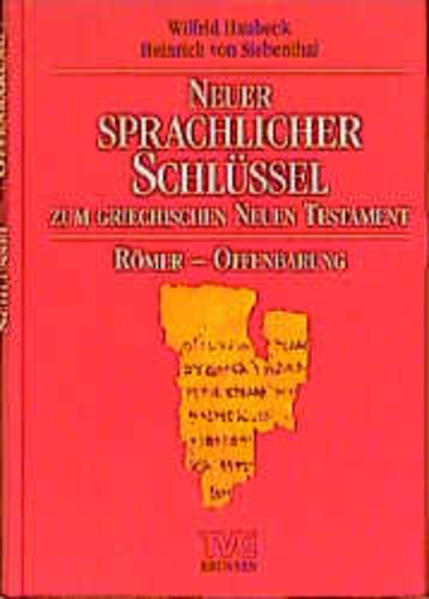 Mit dem Neuen sprachlichen Schlüssel zum griechischen NT liegt ein Werk vor, dem internationale Bedeutung zukommt. Ein renommierter amerikanischer Verlag bereitet gerade die Herausgabe für die englischsprachige Welt vor. Der Neue sprachliche Schlüssel ist ein vorzügliches Hilfsmittel, den griechischen Text des Neuen Testaments zu verstehen und zu übersetzen. Er erklärt Form und Bedeutung von Wörtern und grammatischen Konstruktionen. Er ist philologisch vom griechischen Grundtext aus (27. Auflage von Nestle/Aland) völlig neu erarbeitet worden. Der Neue sprachliche Schlüssel zeichnet sich vor allem durch folgende Vorzüge aus:-Ein grammatischer Anhang bietet Flexionstabellen, Stammformenreihen wichtiger Verben sowie einen ausführlichen Abriß der Syntax (Satzlehre).-Für die einzelnen Wörter bzw. sprachlichen Wendungen wird nicht nur die Hauptbedeutung angegeben, sondern auch der im Kontext gemeinte Sinn.-Großer Wert wird auf die Syntax gelegt. Spezielle Satzkonstruktionen werden erläutert. Dem syntaktischen Gebrauch der Partizipien wird besondere Beachtung geschenkt.-Auf wissenschaftliche Grammatiken und Wörterbücher und deren Verständnis eines Wortes oder einer Wendung wird hingewiesen.-Wichtige Textvarianten sind in die Analyse einbezogen. Stimmen zum Buch: Für den Studenten, der mit Disziplin an das Werk herangeht, d. h. für den, der es nicht nur als eine bloße leichtgemachte Vokabelhilfe versteht, sondern der den grammatischen und kontextbezogenen Wortzusammenhang erfassen will, ist der Schlüssel eine ausgezeichnete Hilfe. Wir brauchen solche Hilfsmittel, um den Studenten (und den Pfarrern im Amt!) nach dem Griechischunterricht und dem Graecum zu helfen, damit sie mit der Sprache des Griechischen Neuen Testaments vertraut werden und bleiben. Prof. Lic. Dr. Barbara Aland, D.D., Direktorin des Instituts für neutestamentliche Textforschung in Münster Während der bei vielen beliebte Sprachliche Schlüssel von Fritz Rienecker sich in der Regel auf die Angabe des Vokabulars und die Bestimmung der Formen beschränkte, ist der Neue sprachliche Schlüssel hierin nicht nur viel ausführlicher, er geht auch zusätzlich auf die syntaktischen Verhältnisse ausführlich ein. Gerade der Anfänger, der mit einer Übersetzung im Hintergrund den Urtext zu lesen pflegt, versäumt es zumeist, sich von dem vorliegenden syntaktischen Gefüge im einzelnen Rechenschaft zu gebenx09 hier weisen ihn die Angaben des Neuen Schlüssels zu einer gründlichen Konstruktion des Textes an. Prof. D. Dr. Hartmut Gese, Alttestamentler in Tübingen