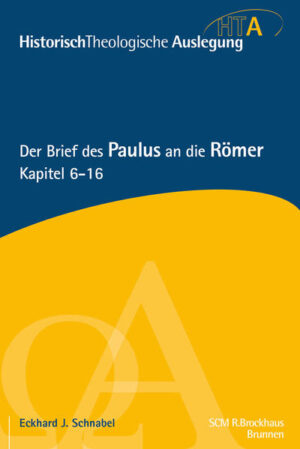 In gewohnt souveräner Weise bringt Eckhard Schnabel mit diesem Band seine Kommentierung des Römerbriefes zum Abschluss. Der Kommentar zeichnet sich aus durch eine Fülle historischer Hintergrundinformationen (z.B. zum römischen Steuerwesen), Verarbeitung einer großen Fülle von Literatur und eine abgewogene, stets nachvollziehbare Argumentation. Zu theologisch gewichtigen Themen dieser Römerbriefkapitel findet Schnabel eigene profilierte Positionen.