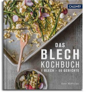 50 Rezepte beweisen, wie sich im Handumdrehen geschmackvolle Gerichte in Rekordzeit auf den Tisch bringen lassen. Ob Rezepte für Fisch, Fleisch, Gemüse und andere Zutaten, das Blechkochbuch zeigt, wie man mit backen, rösten und grillen auf dem Blech ganz unkompliziert herrlich leckere Gerichte zaubert. Ob Pizza mit Kartoffeln und sonnengetrockneten Tomaten, Knoblauch-Shrimps mit Spargelspitzen und Zitronen-Aioli oder Rinderfilet in Kräuterkruste mit Ratatouille: Ihr Backblech könnte hiermit zu Ihrem neuen Lieblingsutensil in der Küche werden!