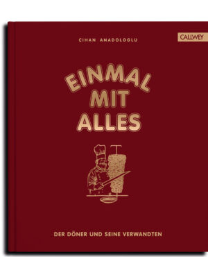 „EINMAL MIT ALLES“, hört man regelmäßig an deutschen Straßenecken. In der Mittagspause oder auf dem Heimweg einer Partynacht ist der Dönerstand häufig unser liebstes Ziel. Doch wie viele haben tatsächlich schon einmal daran gedacht den Döner selbst zu machen? Cihan Anadologlu lüftet den Mythos Döner und erklärt wie man ihn ganz einfach selbst zu Hause zubereiten kann. Über 50 Rezepte wurden dazu entwickelt. Ob in der Pfanne oder am Spieß, mit Hühnchen oder Kalb, im klassischen Dönerbrot oder Dürüm ... Wir zeigen alle Möglichkeiten rund um das Thema Döner auf und verfolgen seine Geschichte und Herkunft bis in die alte Türkei.