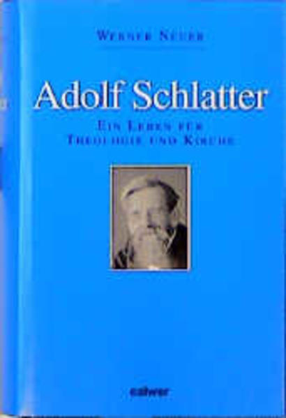 Werner Neuer hat dem beeindruckenden Leben und Werk Adolf Schlatters nachgespürt und dabei sämtliche Schriften, unveröffentlichte Manuskripte und Briefe berücksichtigt. Ergebnis seiner mehr als ein Jahrzehnt währenden Forschungsarbeit ist ein detailgetreues, allgemein verständlich geschriebenes Buch, das das Ineinander und Miteinander von Leben und Werk Adolf Schlatters auf faszinierende Weise darzustellen versucht.