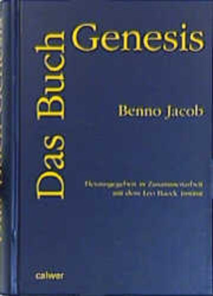 Benno Jacob (1862-1945) gilt als einer der bedeutendsten Bibelexegeten des 20. Jahrhunderts. Martin Buber und Franz Rosenzweig griffen bei ihrer Bibelübersetzung auf seine Arbeiten zurück. Die Kommentierung ist tief verwurzelt im jüdischen Schrifttum, in all seinen Verzweigungen, ohne die philologischen, theologischen und historischen Erkenntnisse moderner Bibelforschung außer acht zu lassen.