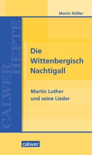 Der Theologe und Musiker Martin Rößler erzählt, dem Lebenslauf Martin Luthers folgend, von Absicht und Entwicklung des geistlichen Singens und der Entstehung Luthers Lieder-von der Veröffentlichung in Flugblättern bis zu prächtigen Gesangbuch-Ausgaben.