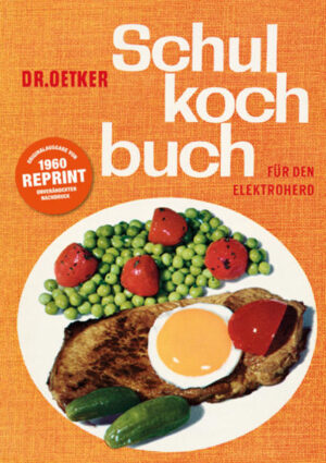 . das Jahr 1960. Jury Gagarin umkreist als erster Mensch die Erde, John F. Kennedy wird zum Präsidenten gewählt. Anfang der 60er erscheint aber auch eine neue Ausgabe des erfolgreichsten Kochbuches des 20. Jahrhunderts - das Dr. Oetker Schulkochbuch. Allein beim Durchblättern dieses Reprints werden Erinnerungen an die guten alten Sechziger und fast vergessene kulinarische Köstlichkeiten wach. Dr. Oetker wünscht viel Spaß beim Lesen und Nachkochen.