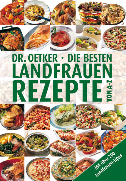 Da, wo die Zeit langsamer vergeht, wird noch mit Liebe und Zeit gekocht, gebacken und gebraten. So entstehen die leckersten Rezepte, die wir für Sie zusammengetragen haben. Mit viel Fantasie und Kreativität entstehen dann neben den traditionellen Rezepten überraschende neue Rezeptideen und raffinierte Eigenkreationen. Die Rezepte sind einfach und schnell zubereitet, viele Landfrauentipps erleichtern die Zubereitung und machen aus einem Snack eine komplette Hauptmahlzeit. So kommt Abwechslung auf den Tisch. Dieses umfangreiche Nachschlagewerk enthält die besten Rezepte der Landfrauen, übersichtlich sortiert von A-Z. Alle Rezepte finden Sie am Ende des Buches noch einmal thematisch sortiert.