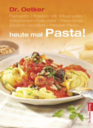 … heute mal so richtig aus der Nudelvielfalt schöpfen: Mit Fleisch, Fisch, vegetarisch oder vegan kann Pasta aus dem Topf oder aus dem Ofen in so vielen leckeren Formen, Farben und Zutaten zubereitet werden. Diese tollen Ideen auf 128 Seiten lassen keine Wünsche offen - für Suppen, Salate, Beilagen oder Hauptgerichte genauso wie für Saucen und Pestos. Einfach mal Kürbis-Zitronen-Nudeln zu Scaloppine probieren, sardische Tomaten-Ziegenkäse-Cannelloni servieren oder göttlichen Mini-Muschelnudel-Salat mit Mango und Granatapfel für Freunde oder Familie auftischen. Geht ganz einfach. Warum nicht heute mal versuchen?