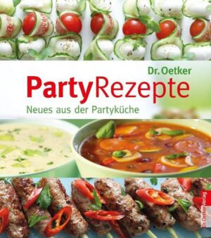 Die unvergleichliche Erfolgsgeschichte der Dr. Oetker PartyRezepte wird fort geschrieben. Ab September sind endlich die Nachfolger von Pfundstopf und Co. erhältlich. Mit neuen Rezepten, neuen Fotos, einem echten "Partylayout" und vielen Tipps. Wie immer für 12 Personen. Und wie immer gut vorzubereiten. So werden Partys mal wieder zu Highlights.