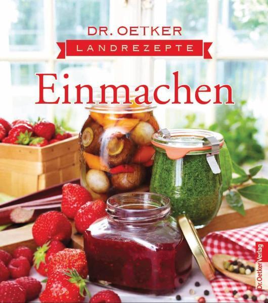 Landgenuss im Glas Ein Regal voller fruchtiger Marmeladen, feiner Gelees und herzhaft Eingelegtem – das war auf dem Lande schon immer eine Selbstverständlichkeit. Denn die meisten Früchte lassen sich leider nicht lange lagern, aber zu vielen Köstlichkeiten verarbeiten, die man dann das ganze Jahr über genießen kann. Und alles ist selbst gemacht. Das macht Spaß, ist lecker und lässt sich auch gut verschenken. Dr.Oetker hat in diesem Buch die schönsten Rezepte zusammengestellt, von den Klassikern wie Brombeer-Konfitüre über eingelegte Senffrüchte bis zu neu entwickelten Kreationen wie süßsauren Himbeeren und würzigem Möhrenpesto. Da bekommt jeder schon beim Durchblättern Lust aufs Einmachen.