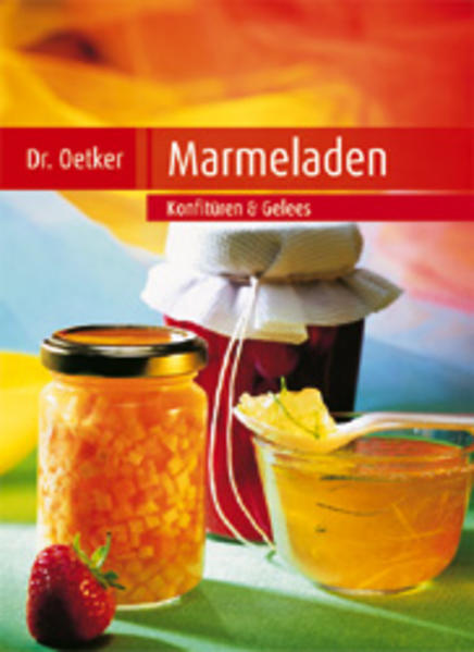 Manche Dinge kann man nicht kaufen - man muss sie selbst machen. Denn fruchtige Konfitüren, raffinierte Marmeladen und feine Gelees schmecken nur dann so unvergleichlich gut, wenn man sie in der eigenen Küche zubereitet. In dem neuen Buch von Dr. Oetker warten über 50 raffinierte Kreationen wie die Bananen-Kirsch-Konfitüre oder das Orangen-Zitronen-Gelee darauf, ausprobiert zu werden. Alle Rezepte wurden von der Dr. Oetker Versuchsküche entwickelt und mehrfach erprobt. So gelingen die Köstlichkeiten auch Ungeübten - garantiert.