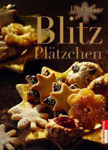 Nur keine Hetze Advent und der Duft nach frisch gebackenen Plätzchen - für viele gehören sie heute noch zusammen wie Ochse und Krippe oder Könige und Geschenke in der biblischen Weihnachtsgeschichte. Keine Zeit zum Backen? Das war vielleicht bisher eine akzeptable Entschuldigung, aber jetzt gibt es rund 40 Rezepte für unwiderstehliche Blitzplätzchen, und für keines ist mehr als eine halbe Stunde Küchenzeit nötig. Unkompliziert, schnell umgesetzt und gelingsicher. Wie immer bei Dr. Oetker. Mit Klassikern wie Makronen, Lebkuchen oder Kulleraugen und Ausgefallenem wie Chardonnay-Kringeln oder Cashew-Schoko-Cookies.