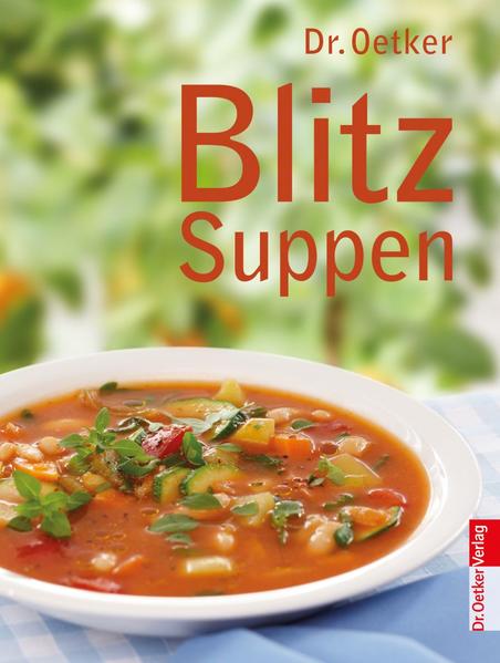 Etwas Warmes braucht der Mensch. An kalten Tagen wärmt nichts besser als eine schnelle heiße Suppe! Dr. Oetker hat jetzt über 40 Rezepte für köstliche Suppen zusammengestellt, die einfach und in weniger als 30 Minuten vorzubereiten sind. Klassiker wie die Allgäuer Käsesuppe stehen ebenso fix köstlich dampfend auf dem Tisch wie die karamellisierte Paprika-Chili-Suppe oder die leckere schwedische Kartoffel-Köttbullar-Suppe. Da wird jeder Suppenkasper schwach.