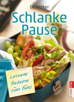 On-the-job-Diät Jetzt ist Schluss mit Heißhungerattacken, Nervennahrung & Co am Schreibtisch. Für alle, die sich im Job ohne viel Aufwand nicht nur gesünder ernähren, sondern auch ein paar Pfunde verlieren möchten, hat Dr.Oetker rund 60 leckere Rezepte für die Pause zusammengestellt. Ob Slim-Frikadelle, Quark-Pancakes mit Kiwi-Apfel-Tatar, kreolische Schnitzelpfanne oder Birnenmus-Trifle, da kommt garantiert kein Hunger mehr auf. Alle Rezepte kann man zu Hause schnell und leicht vorbereiten und dann einfach ins Büro mitnehmen. So macht das Abnehmen Spaß.