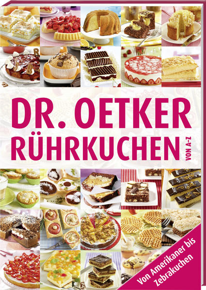 Was haben Marmorkuchen und Muffins gemeinsam? Sie sind inzwischen beide schon Back-Klassiker, machen gnadenlos Lust auf mehr und sind wirklich kinderleicht zuzubereiten - genauso wie die anderen Rührkuchen in diesem Buch. Bei den von A bis Z übersichtlich angeordneten 200 Rezepten ist eins leichter als das andere. Ideal für Backanfänger und natürlich auch für Fortgeschrittene, die mal schnell Familie oder Freunde überraschen wollen. Da kann nichts schiefgehen: Alle Rührkuchen-Rezepte wurden von Dr. Oetker erprobt und gelingen garantiert.