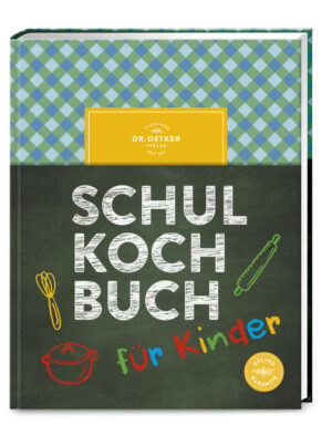 - Das Dr. Oetker Schulkochbuch für Kinder ab 8 Jahren. - Kindgerechte Rezepte und umfangreiche Schritt-für-Schritt Erklärungen in Wort und Bild machen Kochen lernen zum Kinderspiel. - Mit großem Ratgeberteil zu den Küchenbasics - so gelingt es garantiert.