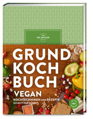 Das ideale Geschenk zum Einstieg in die vegane Küche Vegane bzw. nachhaltige und pflanzenbasierte Ernährung wird immer wichtiger Die perfekte Ergänzung zum „Grundkochbuch Vegetarisch“ Mit Küchen-Glossar zum Naschlagen von Fachtermini