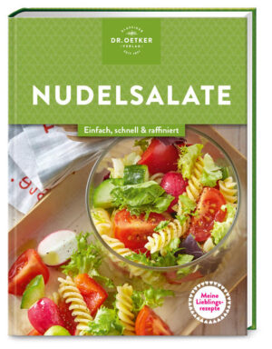 - Nudelsalate zählen zu den beliebtesten Salaten im deutschsprachigen Raum - Mit neuen Varianten des bekannten Klassikers: Altbewährtes und Neuentwickeltes - Ein einziges kompaktes Buch zu dem Thema "Nudelsalate" mit der Dr. Oetker Geling-Garantie