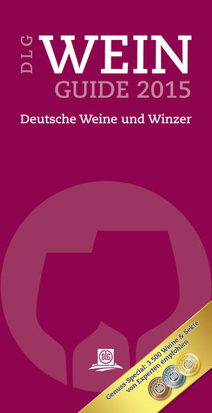 Tipps, Trends, rund 3.500 prämierte Weine und Sekte sowie eine Vielzahl deutscher Spitzenwinzer im Porträt. Der DLG-Wein-Guide bietet eine Fülle von neuen Hintergrundinformationen rund um das Thema Wein sowie aktuelle Testergebnisse aus allen Weinregionen Deutschlands. Hier finden Sie unter anderem: • Die Winzer, Sekterzeuger & Jungwinzer des Jahres • Die TOP-Weine der Bundesweinprämierung • Typisch deutsch: Alles über deutschen Wein • Weingenuss persönlich: Tipps von Sommeliers • Wein & Speisen: Fisch, Fleisch, Käse, Schokolade und regionale Küche • Spitzenwinzern in den Kochtopf geschaut: Die Lieblingsmenüs zum eigenen Wein • Für Ihre Degustation: Weinkollektionen von Rot bis Edelsüß • Spezialisten im Gespräch • Trends & Prognosen für 2014/2015 … und vieles mehr.