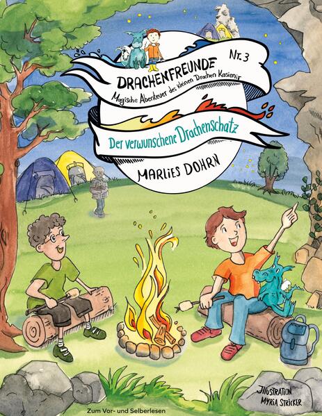 Der 9-jährige Matti geht mit seinem Opa zelten. Auch sein bester Freund Ben und der Drache Kasimir sind mit in die Berge gekommen. Abends beim Lagerfeuer erzählt Mattis Opa von einem Schatz in einem verlassenen Bergwerk, der von einem Drachen bewacht wird. Kasimir will den anderen Drachen unbedingt kennenlernen und macht sich nachts heimlich auf die Suche. Als Matti und Ben sein Verschwinden bemerken, folgen sie ihm, und die drei Freunde begeben sich gemeinsam auf Schatzsuche. Doch auf dem Weg lauern viele Gefahren und am Ende wartet eine große Überraschung.