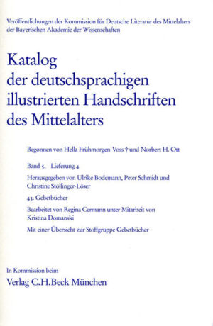 Katalog der deutschsprachigen illustrierten Handschriften des Mittelalters Band 5/1