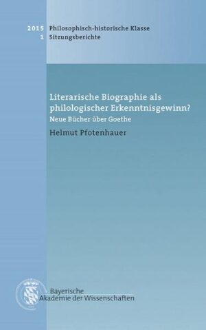 Literarische Biographie als philologischer Erkenntnisgewinn | Bundesamt für magische Wesen