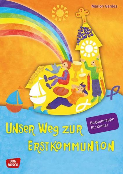 Bunt und fröhlich den Glauben leben: Material für tolle Gruppenstunden-DAS Plus zum Katecheten-Handbuch Schau, das haben wir heute im Kommunionsunterricht gemacht! Für jede Gruppenstunde aus dem Handbuch „Unser Weg zur Erstkommunion“ finden die Katechetinnen und Katecheten in der Mappe das passende Material. Die Arbeitsblätter enthalten nicht nur die wichtigsten Infos zu allen Themen rund um die Erste Heilige Kommunion-sie können auch mit den Kindern gestaltet werden. Mit jedem neuen Blatt, dass die Kinder am Ende der Stunde mit nach Hause nehmen, wächst deren Wissen über den katholischen Glauben. Zum Weißen Sonntag haben sie dann eine prall gefüllte Mappe, die sie auch später noch an ihre Erstkommunion erinnern wird! Das Plus für die Kommunionkinder: ergänzendes Begleitheft mit Materialien zum gleichnamigen Buch für Katecheten Neugierig machen auf den Glauben: Gruppenstunden für die Vorbereitung zur Erstkommunion optimal planen und strukturieren Was die Kinder wissen sollten: kompakt aufbereitete Infos zu Gegenständen und Verhalten in der Kirche Gemeinsam den Glauben feiern: Mit stimmungsvollen Liedern und gruppenstärkenden Impulse Solide und kompetent: Alle Einheiten sind theologisch fundiert, leicht umzusetzen und gut verständlich formuliert Kreativ den Glauben entdecken und festigen mit Basteln, Spielen und Singen! Wie viel der katholische Glaube mit ihrem eigenen Leben zu tun hat, können die Kinder mithilfe der Materialien zu den 22 Gruppenstunden spielerisch herausfinden. Memorys zu biblischen Geschichten, kindgerecht erklärte Leitfäden für den Gottesdienstbesuch oder zentrale Texte wie das katholische Glaubensbekenntnis oder ein Vater Unser für Kinder sind nur einige der behandelten Themen. Mit den Arbeitsblättern können die Kinder in ihrer Erstkommunion-Vorbereitung alles Wichtige lernen. Auch auf Aspekte wie Sternsingen, Erstbeichte der Kommunionkinder und Eucharistiefeier wird eingegangen. Mit dem Begleitheft können Katecheten optimal den Kommunionsunterricht gestalten und Kindern beim Entdecken des Christentums begleiten!