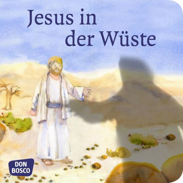 Bevor Jesus den Menschen von Gott erzählt, geht er in die Wüste. Er will allein sein, um ganz auf Gott zu hören. In der Wüste kann ihn nichts ablenken. So fastet und betet Jesus 40 Tage lang. Doch dann bekommt er Hunger und hört die Stimme des Versuchers. Der Versucher will, dass Jesus vergisst, wozu er auf der Welt ist und will ihn mit Wunderkraft, Reichtümern und Macht über die ganze Welt locken. Aber Jesus durchschaut die teuflischen Pläne des Versuchers, der alles durcheinanderbringen will. Die Geschichte von der Versuchung Jesu (nach Matthäus 4,1- 11).