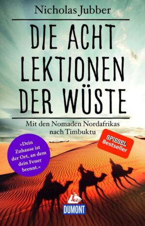 Bereits als Kind tauchte der Brite Nicholas Jubber ein in den Lebensraum der Nomaden Nordafrikas – auf dem Schoß seines Vaters beim gemeinsamen Star-Wars-Schauen. Seitdem faszinieren ihn die Sahara und die Rituale ihrer legendären Bewohner. Inzwischen ist er länger mit den Nomaden Nordafrikas unterwegs gewesen als jeder andere Europäer unserer Zeit. In »Die acht Lektionen der Wüste« nimmt er uns mit auf eine Entdeckungsreise an der Seite der legendären Bewohner der Wüste. Er lässt uns teilhaben am jahrtausendealten Wissen der Berber, Tuareg und Fulbe, lernt in einer Salzkarawane, was wahrer Reichtum ist und öffnet uns die Augen für den Nomaden in jedem von uns.