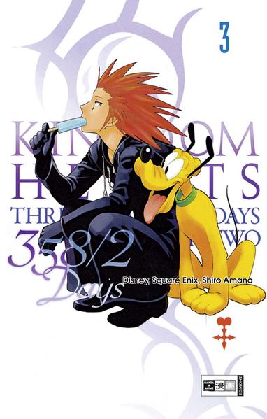 Die Kingdom Hearts- Reihe folgt einem fabelhaften Rezept: Bestseller- Videospiele gemixt mit bekannten Disneyfiguren ergeben zusammen die beliebteste Manga- Serie unter den Kids. Mit Kingdom Hearts 358/2 Days können die jungen Leser noch tiefer in die fantastische Welt eintauchen und tolle Abenteuer mit ihren kultigen Helden erleben. Der zweite Held Roxas ist der Star von Kingdom Hearts 358/2 Days und er muss sich erst auf der anderen Seite, wo die Niemande umgehen, zurechtfinden. Was genau sind diese seltsamen Wesen und was hat die Organisation XIII damit zu tun? Band 3: Saïx verhält sich Xion gegenüber auffällig unfair, was Axel dazu bringt Nachforschungen anzustellen. In den Aufzeichnungen von Vexen findet er einen Hinweis darauf, dass es sich bei Xion um eine „Replika“, also einen Klon handelt. Während Xion einen weiteren Zusammenbruch erleidet, geht Roxas auf eine Mission mit Luxord und erlebt im Wunderland ein wildes Abenteuer, bei dem er unglaublich wächst, während Luxord auf Mäusegröße schrumpft…