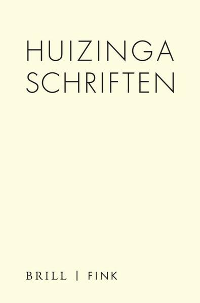 Huizinga Schriften | Johan Huizinga
